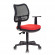 Кресло Бюрократ Ch-797AXSN черный сиденье красный 26-22 сетка/ткань крестовина пластик CH-797AXSN/26-22, 933-02