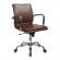 Кресло руководителя Бюрократ Ch-993-Low коричневый экокожа низк.спин. крестовина металл хром CH-993-LOW/BROWN, 1116-02