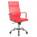 Кресло руководителя Бюрократ CH-993 красный экокожа крестовина металл хром CH-993/RED, 1248-02