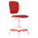 Кресло детское Бюрократ CH-W204/F красный 26-22 крестов. пластик подст.для ног пластик белый CH-W204/F/RED, 639-02