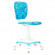 Кресло детское Бюрократ CH-W204/F голубой Sticks 06 крестовина пластик подст.для ног пластик белый CH-W204/F/STICK-BL, 626-02