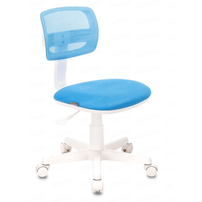 Кресло детское Бюрократ CH-W299 голубой TW-31 TW-55 крестовина пластик пластик белый CH-W299/LB/TW-55
