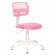 Кресло детское Бюрократ CH-W299 розовый TW-06A TW-13A сетка/ткань крестовина пластик пластик белый CH-W299/PK/TW-13A, 554-02