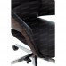 Кресло руководителя Бюрократ DAO-2 черный кожа с подголов. крестовина алюминий _DAO-2/BLACK