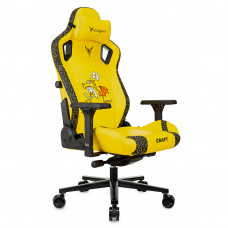 Кресло игровое Knight Craft Dragon желтый эко.кожа крестов. металл KNIGHT CRFT DRAGON Y