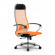 Кресло МЕТТА В 1m 4/K131 оранжевая спинка оранжевая сидушка сетка основание 17834 хром, 1515-04