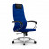 Кресло SU-BK131-10 синяя спинка синяя сидушка основание CH-3 металл хром, 1541-04