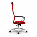 Кресло SU-BK131-10 красный спинка красная сидушка основание CH-3 металл хром