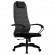 Кресло SU-BK130-10 темно-серая спинка черная сидушка основание PL пластик, 1158-04