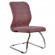Кресло SU-Mr-4 темно-розовый велюр основание полозья 007 хром, 986-04