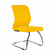 Кресло SU-Mr-4 желтый велюр основание полозья 007 хром, 775-04