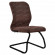 Кресло SU-Mr-4 темно-коричневый велюр основание полозья 008 черный, 996-04
