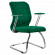 Кресло SU-Mr-4 зеленый велюр подл. 078 основание полозья 007 хром, 1002-04