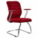 Кресло SU-Mr-4 красный велюр подл. 078 основание полозья 007 хром, 857-04