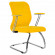 Кресло SU-Mr-4 желтый велюр подл. 078 основание полозья 007 хром, 1006-04