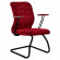 Кресло SU-Mr-4 красный велюр подл. 079 основание полозья 008 черный, 1030-04