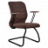 Кресло SU-Mr-4 темно-коричневый велюр подл. 079 основание полозья 008 черный, 868-04