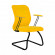 Кресло SU-Mr-4 желтый велюр подл. 079 основание полозья 008 черный, 1034-04