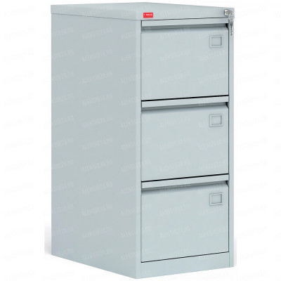 Картотечный металлический шкаф для хранения документов КР-3 1025х465х630 мм