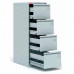 Картотечный металлический шкаф для хранения документов КР-4 1335х465х630 мм