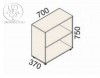 Шкаф 2 секции Рубин 41(42).32