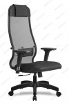 Кресло Метта комплект 18/2D сетчатая ткань черная, рег. подлокотники